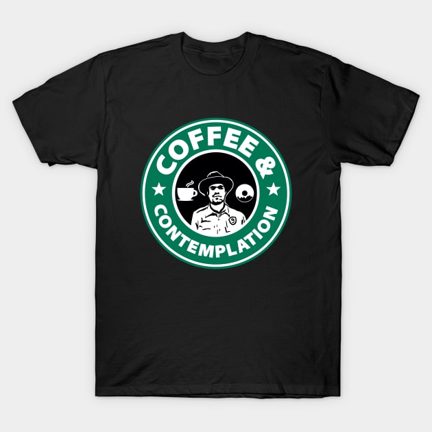 Coffee & Contemplation T-Shirt by Daltoon